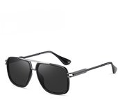 Nuevas gafas de sol polarizadas para conducir, gafas de sol con decoloración anti-ultravioleta de metal para hombres de moda