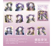 10pcs/1lot Kawaii Stationery Stickers trail Decorative Mobile Stickers Scrapbooking