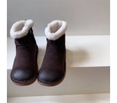 Botas de nieve zapatos de algodón botas cortas botas mullidas de felpa para bebé
