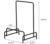 Minimalism Multi Layer Iron Art Rack Shelf Rust-Free Metal Kitchen Organizer Rack Multifunctional Pot Cover Rack Bowl Dish