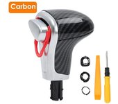 Perilla de palanca de cambios de cuero para AUDI Q7 Q5 A3 A4 A5 A6 A7 C6 C7 4G1 713 139 4G1713139 accesorios para coche