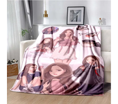 True Beauty Series Hwang in Youp Cha EunWoo Art Pattern Blanket Star Flannel Warm Throw Sofa Bed Travel Picnic Blanket Girl Gift