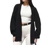 Casual Loose Outerwear Spring Autumn New in Solid Ladies Knit Sweaters V Neck Chic Women's Cardigans Wear to Work