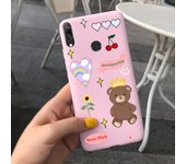 For Huawei Y7 2019 Case DUB-LX1 6.26 inch Luxury Silicone TPU Phone Protection Back Cover For Huawei Y 7 HuaweiY7 2019 Bumper