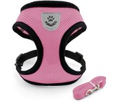 Tank top style dog leash pet chest harness small dog medium-sized dog cat breathable walking leash L