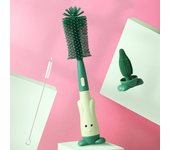360 Degree Rotation Handheld Pacifier Nipple Bottle Cleaning Brush Water Bottle Cleaner Baby Bottle Brush Set Cup Cleaning Tool