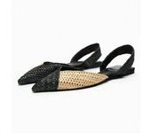 White Leather Flip Flops Woman Summer Wide Straps House Shoes Fashion Slingbacks Flat Sandals Beach Style Round Toe Slippers New