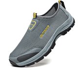 Zapatos de malla de verano para hombre, calzado informal transpirable para caminar