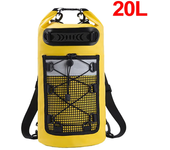 Paquete de natación de PVC, mochila seca para mujeres y hombres, 10L, 20L, impermeable, hombro, Kayak, senderismo, Rafting, surf, bolsa de navegación