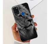 For Galaxy A21s Phone Case Oil Flower Butterfly Painting Soft Clear Housing For Samsung Galaxy A21s SM-217F TPU Silcione Capas