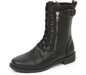 Nuevas botas Martin de tacón bajo con cordones y punta redonda