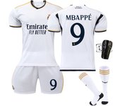 Adult 2324 Real Madrid Home Jersey No. 9 Mbappe 5 Bellingham 7 Vinicius Football Uniform Sports Men's Suit
