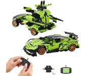 SucceBuy STEM Building Toys for Kids, 2-in-1 461 PCS, RC Car/Robot Set, Unleash Creativity and Fun