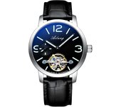 AILANG-reloj mecánico automático para hombre, accesorio deportivo de lujo, resistente al agua hasta 50M, de negocios, de cuero