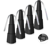 Ventiladores de moscas para mesas, repelente de moscas para interiores y exteriores, mantiene las moscas lejos, ventilador de sobremesa, aspas holográficas para Picnic, Patio y hogar