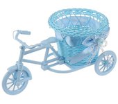 Vase Small Rattan Tricycle Photograpps Creative Bicycle wer Basket Party Wedding Decoration
