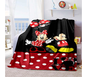 Cartoon Anime   Mouse, , Minnie Love Blanket Adult Bedroom Family Blanket Children's Gift