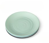 Vajilla nórdica plato de melamina redondo restaurante hotel imitación plato de porcelana plato de plástico