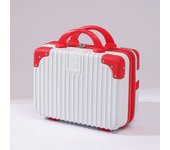 Maleta de mano Estuche cosmético de 14 pulgadas Recuerdo de vacaciones Pequeña mini caja de contraseña de viaje Bolsa de almacenamiento