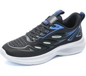 Novedad Zapatos para correr de primavera y verano, zapatos deportivos informales para hombre, zapatos tejidos con mosca
