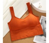 Fashion Anti-sweat Seamless Shockproof Yoga Bra Fitness Top Breathable Women Sports Bra Gym Workout Crop Top Push Up Sports