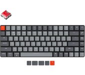 Keychron K3 D V2 Ultra-slim Wireless Mechanical Low Profile Keyboard Optical Hot-Swappable Switch White Backlit for Mac Windows