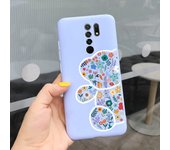 For Redmi 9 Phone Case 6.53 inch Xiaimi Redmi 9 Soft Silicone Phone Cases TPU Back Cover On Capa Redmi9 Cute Bear Cartoon Bumper