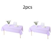 1pc Reusable Tablecloths 137x183cm BPA Free Plastic Dining Table Cover Cloth for Parties Picnic Camping Disposable Tablecloths