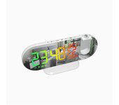 Despertador proyector pantalla  dormitorio hogar multifunción Reloj LED