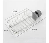 Escurridor de fregadero de Maple inoxidable para Cocina, soporte para Grifo de almacenamiento de Esponja, escurridor de tablero, toallero, Organizador de estante, accesorios de Cocina