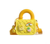 Bolso de Cámara multifunctional para niños, Monedero de mano Lindo portátil, accesorios de Cámara, Amarillo
