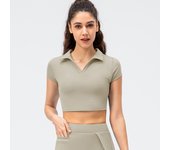 Golf Polo Shirts Custom Logo Sublimation Golf Shirts Tennis Cricket Shirt Jersey Women Crop Top