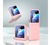 Funda Skin Feel para Motorola Razr 50 Moto Razr50 5G, Color sólido, juego de bisagras de 2 piezas, protección, cubierta ligera