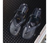 All Match Platform Flip Flops Transparent Slippers Slides Sandals PVC Flip Flops Slippers Anti Slip Beachwear Flats Shoes Summer