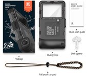 50ft Professional Diving Underwater Case for iPhone 14 13 15 16 Pro Max and Samsung S25 Ultra S24 FE, Waterproof for Snorkeling