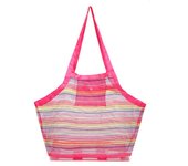 Fast Dry Mesh Beach Storage Bag Washbag Foldable Sea Shell Bag Durable Portable Sand Toys Collector Outdoor/Camping