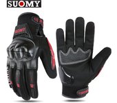 SUOMY Summer Motorcycle Riding Gloves Touchscreen Motocross Gloves PVC Shell Protective Motorbike MTB Gloves Off-road Sport Breathable