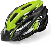 Adulto,Shinmax Casco MTB con luz Casco Bicicleta con Visera Casco Ciclismo Hombre Mujer Certificado CE Ligero Ajustable Casco Bici Montaña para Ciclismo Skateboard 57-62CM