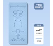 Estera de fitness especial para rueda abdominal, estera de rodillas de rebote automático, estera de yoga, estera de piso de soporte de placa plana engrosada, estera antideslizante de tpe