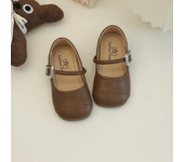 2024 Autumn New Children Leather Shoes for Girls Fashion Elegant Comfortable French Style Mary Jane Casual Versatile Chic Shoes