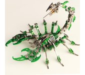 3D Metal Puzzles for Adults, Scorpion 3D Metal Model Kits to Build DIY Colorful 3D Metal Puzzle Ornaments for Adults,Teens Birthday Christmas
