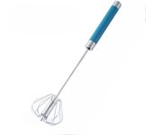 Egg Beater Whisk - Push Whisk for Cooking - Egg Whisk Mixer, Hand Mixer Manual, Automatic Whisk Cooking Tool