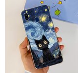 For Samsung Galaxy A20s Samsung A20 A30 Back Cover Phone Case Transparent Soft TPU Silicone Coque Women Fashion Flower Butterfly