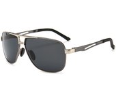 Nuevo aluminio magnesio gafas de sol de los hombres 8521 moda gafas polarizantes de alta definición conducción pesca conducción gafas de sol