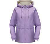 15 Women's hooded long sleeved trench coat, solid color thin jacket, spring and autumn casual wear, new style