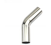 1PCS Car Accessories Automobile Exhaust Pipe Muffler turns into stainless steel elbow 45 degree Angle pipe to reduce diameter