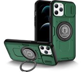 Camera Lens Protector Phone Case For Google Pixel 7 8 Pro 8A Ring Stand Shockproof TPU+PC Armor Hybrid Case