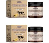 (2 Counts)Beef Tallow Whipped Cream for Skin : Grass Fed Whipped Beef Tallow  - Organic Unscented Fast Absorption Tallow Cream