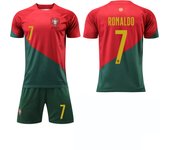 2022 World Cup Jersey Portugal Home 7 Jersey Ronaldo's Football Uniform Set Printing Factory Large Quantities Of Goods