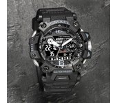 SMAEL Dual Display Alloy Case Watches for Men Waterproof Sports Military Male Camo Quartz Digital Wristwatch Alarm Stopwatch